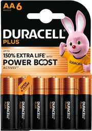 Duracell Plus AA Alkaline Batteries 1.5V