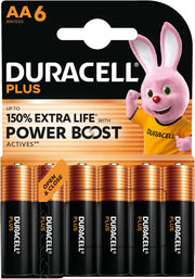 Duracell Plus AA Alkaline Batteries 1.5V