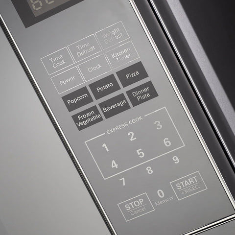 Russell Hobbs RHEM20L 700W Silver Mirror Finish Electronic Microwave, 20 Liter