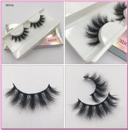 Mink Eyelashes Real Mink Hair Fluffy Messy Natural Eyelashes Handmade Fake lashes Makeup Beauty Lashes Mink