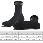 Neoprene Socks 3mm for Swimming Diving Sup Socks, Rubber Sole Socks Non-Slip,Swim socks,Surf Board socks,Water proof socks