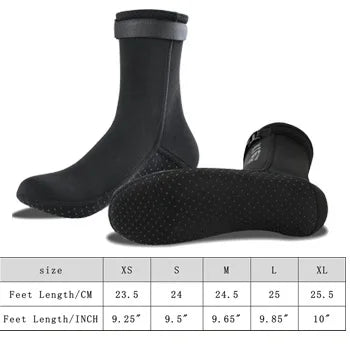 Neoprene Socks 3mm for Swimming Diving Sup Socks, Rubber Sole Socks Non-Slip,Swim socks,Surf Board socks,Water proof socks