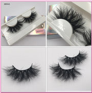 Mink Eyelashes Real Mink Hair Fluffy Messy Natural Eyelashes Handmade Fake lashes Makeup Beauty Lashes Mink