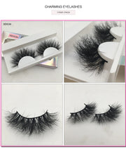 Mink Eyelashes Real Mink Hair Fluffy Messy Natural Eyelashes Handmade Fake lashes Makeup Beauty Lashes Mink