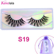 Wholesale 3D Mink Lashes Natural Wispy False Eyelashes Makeup Beauty Lashes in Bulk Volume Cilia Set