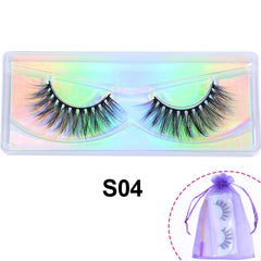 Wholesale 3D Mink Lashes Natural Wispy False Eyelashes Makeup Beauty Lashes in Bulk Volume Cilia Set