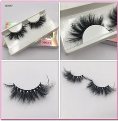 Mink Eyelashes Real Mink Hair Fluffy Messy Natural Eyelashes Handmade Fake lashes Makeup Beauty Lashes Mink