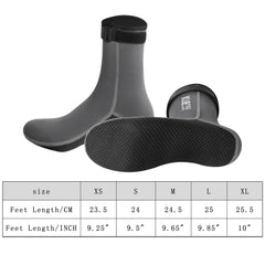 Neoprene Socks 3mm for Swimming Diving Sup Socks, Rubber Sole Socks Non-Slip,Swim socks,Surf Board socks,Water proof socks