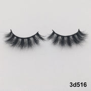 Mink Eyelashes Real Mink Hair Fluffy Messy Natural Eyelashes Handmade Fake lashes Makeup Beauty Lashes Mink