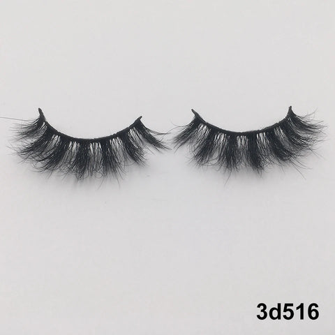Mink Eyelashes Real Mink Hair Fluffy Messy Natural Eyelashes Handmade Fake lashes Makeup Beauty Lashes Mink