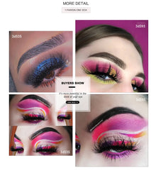 Mink Eyelashes Real Mink Hair Fluffy Messy Natural Eyelashes Handmade Fake lashes Makeup Beauty Lashes Mink