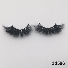 Mink Eyelashes Real Mink Hair Fluffy Messy Natural Eyelashes Handmade Fake lashes Makeup Beauty Lashes Mink
