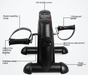 Pedal Exerciser Cycle Mini Bike Leg Arm Trainer Under Desk Electronic Display Fitness Gym Home