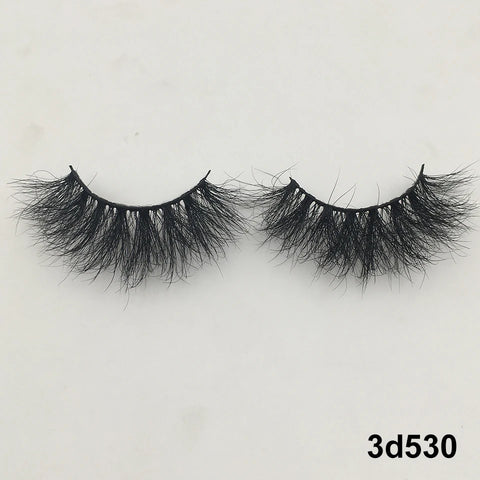 Mink Eyelashes Real Mink Hair Fluffy Messy Natural Eyelashes Handmade Fake lashes Makeup Beauty Lashes Mink
