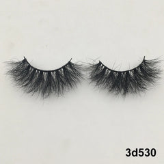 Mink Eyelashes Real Mink Hair Fluffy Messy Natural Eyelashes Handmade Fake lashes Makeup Beauty Lashes Mink