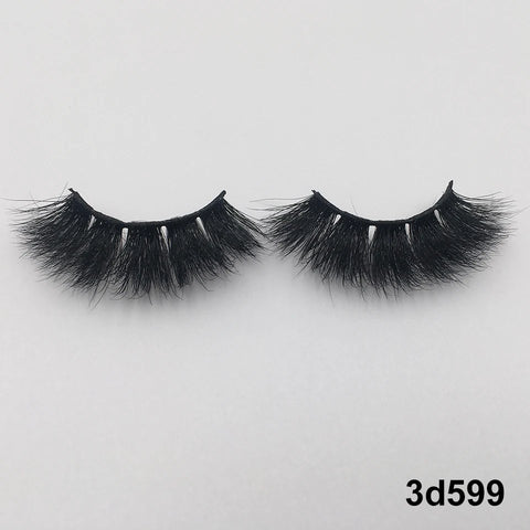 Mink Eyelashes Real Mink Hair Fluffy Messy Natural Eyelashes Handmade Fake lashes Makeup Beauty Lashes Mink