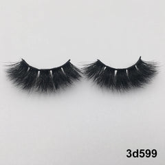 Mink Eyelashes Real Mink Hair Fluffy Messy Natural Eyelashes Handmade Fake lashes Makeup Beauty Lashes Mink