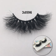 Mink Eyelashes Real Mink Hair Fluffy Messy Natural Eyelashes Handmade Fake lashes Makeup Beauty Lashes Mink