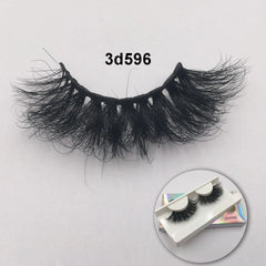 Mink Eyelashes Real Mink Hair Fluffy Messy Natural Eyelashes Handmade Fake lashes Makeup Beauty Lashes Mink