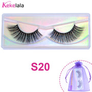 Wholesale 3D Mink Lashes Natural Wispy False Eyelashes Makeup Beauty Lashes in Bulk Volume Cilia Set