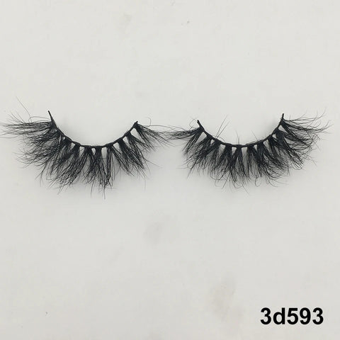 Mink Eyelashes Real Mink Hair Fluffy Messy Natural Eyelashes Handmade Fake lashes Makeup Beauty Lashes Mink