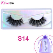 Wholesale 3D Mink Lashes Natural Wispy False Eyelashes Makeup Beauty Lashes in Bulk Volume Cilia Set