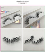 Mink Eyelashes Real Mink Hair Fluffy Messy Natural Eyelashes Handmade Fake lashes Makeup Beauty Lashes Mink