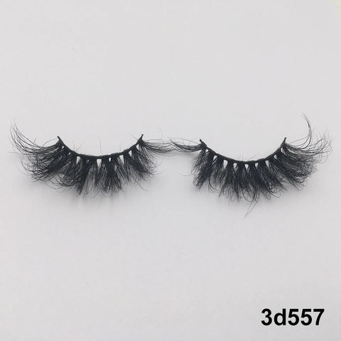 Mink Eyelashes Real Mink Hair Fluffy Messy Natural Eyelashes Handmade Fake lashes Makeup Beauty Lashes Mink