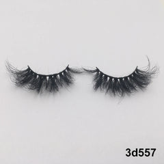 Mink Eyelashes Real Mink Hair Fluffy Messy Natural Eyelashes Handmade Fake lashes Makeup Beauty Lashes Mink