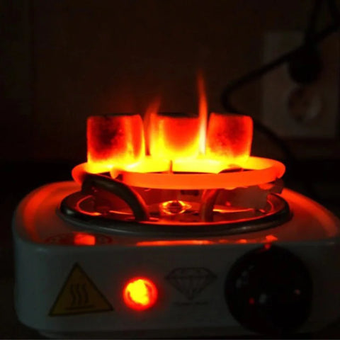 500W Electric Stove Shisha Coal Burner  Hot Plate Iron Burner Travel Portable Cooking Appliances Coffee Heater Chicha EU Plug