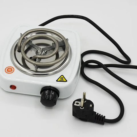 500W Electric Stove Shisha Coal Burner  Hot Plate Iron Burner Travel Portable Cooking Appliances Coffee Heater Chicha EU Plug