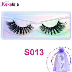 Wholesale 3D Mink Lashes Natural Wispy False Eyelashes Makeup Beauty Lashes in Bulk Volume Cilia Set