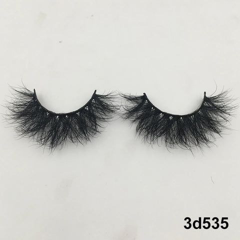 Mink Eyelashes Real Mink Hair Fluffy Messy Natural Eyelashes Handmade Fake lashes Makeup Beauty Lashes Mink