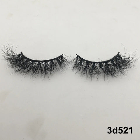 Mink Eyelashes Real Mink Hair Fluffy Messy Natural Eyelashes Handmade Fake lashes Makeup Beauty Lashes Mink