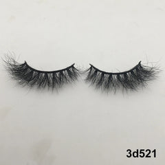 Mink Eyelashes Real Mink Hair Fluffy Messy Natural Eyelashes Handmade Fake lashes Makeup Beauty Lashes Mink