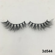 Mink Eyelashes Real Mink Hair Fluffy Messy Natural Eyelashes Handmade Fake lashes Makeup Beauty Lashes Mink