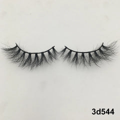 Mink Eyelashes Real Mink Hair Fluffy Messy Natural Eyelashes Handmade Fake lashes Makeup Beauty Lashes Mink