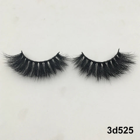 Mink Eyelashes Real Mink Hair Fluffy Messy Natural Eyelashes Handmade Fake lashes Makeup Beauty Lashes Mink