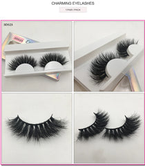 Mink Eyelashes Real Mink Hair Fluffy Messy Natural Eyelashes Handmade Fake lashes Makeup Beauty Lashes Mink