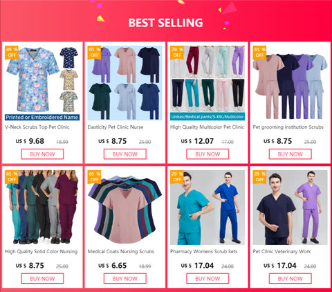 Workwear Clothes Health Workers Frosted Tops Pants Beauty Salon Scrub Uniforms Scrubs Set Short Sleeve V-neck Uniform coat