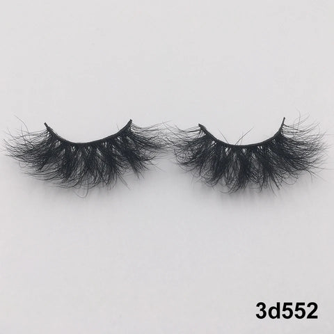 Mink Eyelashes Real Mink Hair Fluffy Messy Natural Eyelashes Handmade Fake lashes Makeup Beauty Lashes Mink