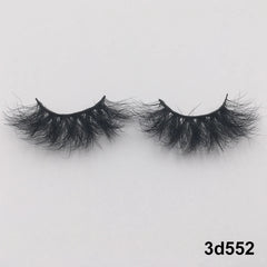 Mink Eyelashes Real Mink Hair Fluffy Messy Natural Eyelashes Handmade Fake lashes Makeup Beauty Lashes Mink