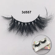 Mink Eyelashes Real Mink Hair Fluffy Messy Natural Eyelashes Handmade Fake lashes Makeup Beauty Lashes Mink