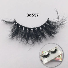 Mink Eyelashes Real Mink Hair Fluffy Messy Natural Eyelashes Handmade Fake lashes Makeup Beauty Lashes Mink