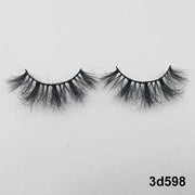 Mink Eyelashes Real Mink Hair Fluffy Messy Natural Eyelashes Handmade Fake lashes Makeup Beauty Lashes Mink