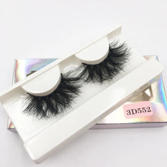 Mink Eyelashes Real Mink Hair Fluffy Messy Natural Eyelashes Handmade Fake lashes Makeup Beauty Lashes Mink