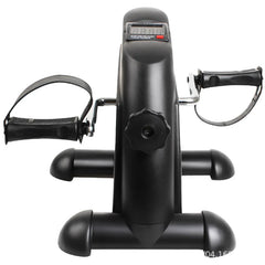 Pedal Exerciser Cycle Mini Bike Leg Arm Trainer Under Desk Electronic Display Fitness Gym Home