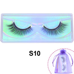 Wholesale 3D Mink Lashes Natural Wispy False Eyelashes Makeup Beauty Lashes in Bulk Volume Cilia Set