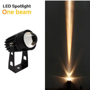 LED de pared para exteriores, iluminación de paisaje de 9W, 12W, 220V, rojo, verde, azul, RGB, IP66, impermeable, luces de un h