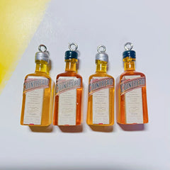 10Pcs Drink Alcohol Wine Bottle Charms for Pendant Jewelry